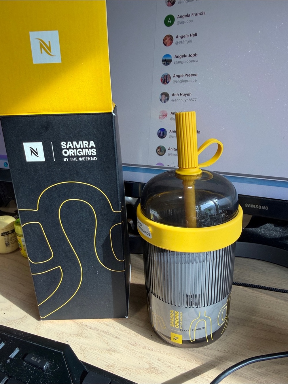 Nespresso Samra Origins by The Weeknd Limited Edition Iced Coffee Tumbler